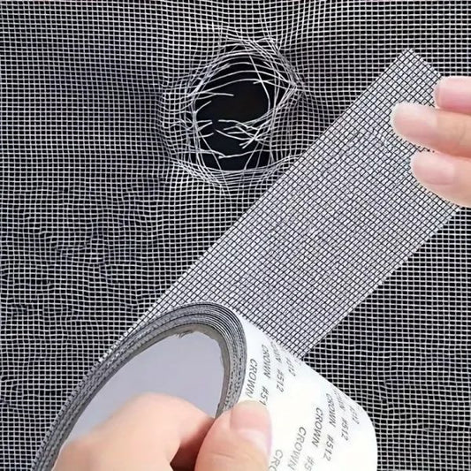 Mesh Roll Tape Window Screen Repair Patch Keep Mosquitoes Out With Our Anti insect Self-adhesive Mesh Patch Tape 2 Meter