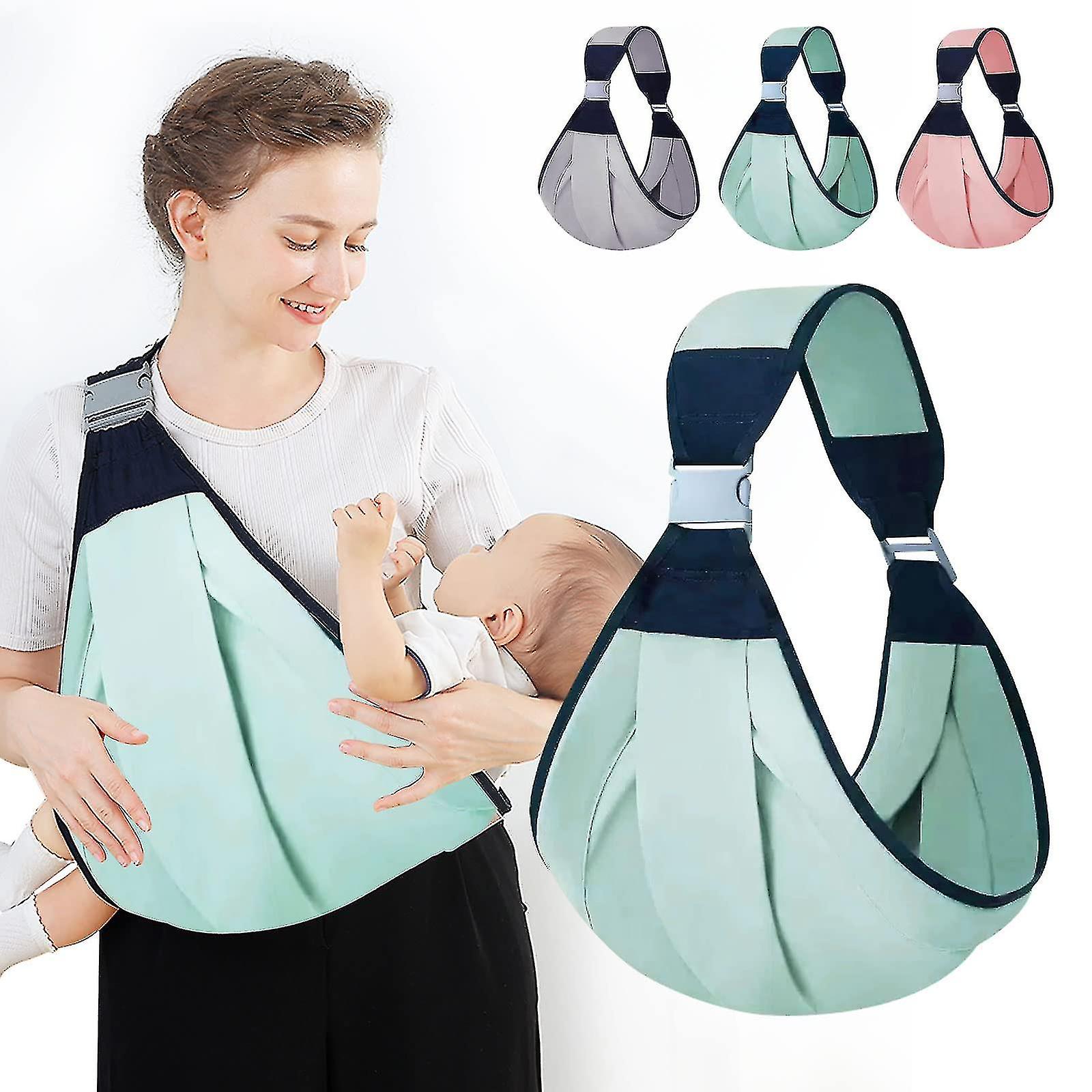 Baby Carrier Sling Wrap, Baby Carrier, Hands Free Baby Carrier, Adjustable 3D Baby Wrap Carrier